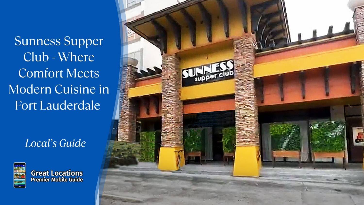 Sunness Supper Club - Where Comfort Meets Modern Cuisine in Fort Lauderdale