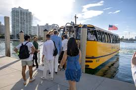 Miami Beach Water Taxi Hopping On