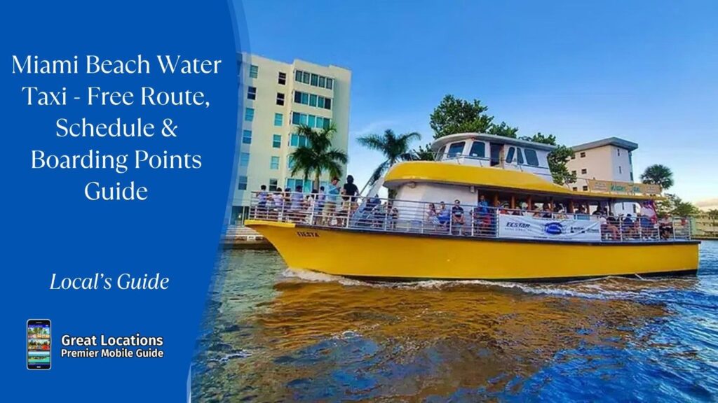 Miami Beach Water Taxi