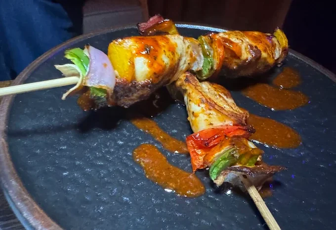 Maya Speak Tiki Grilled Chicken Skewers